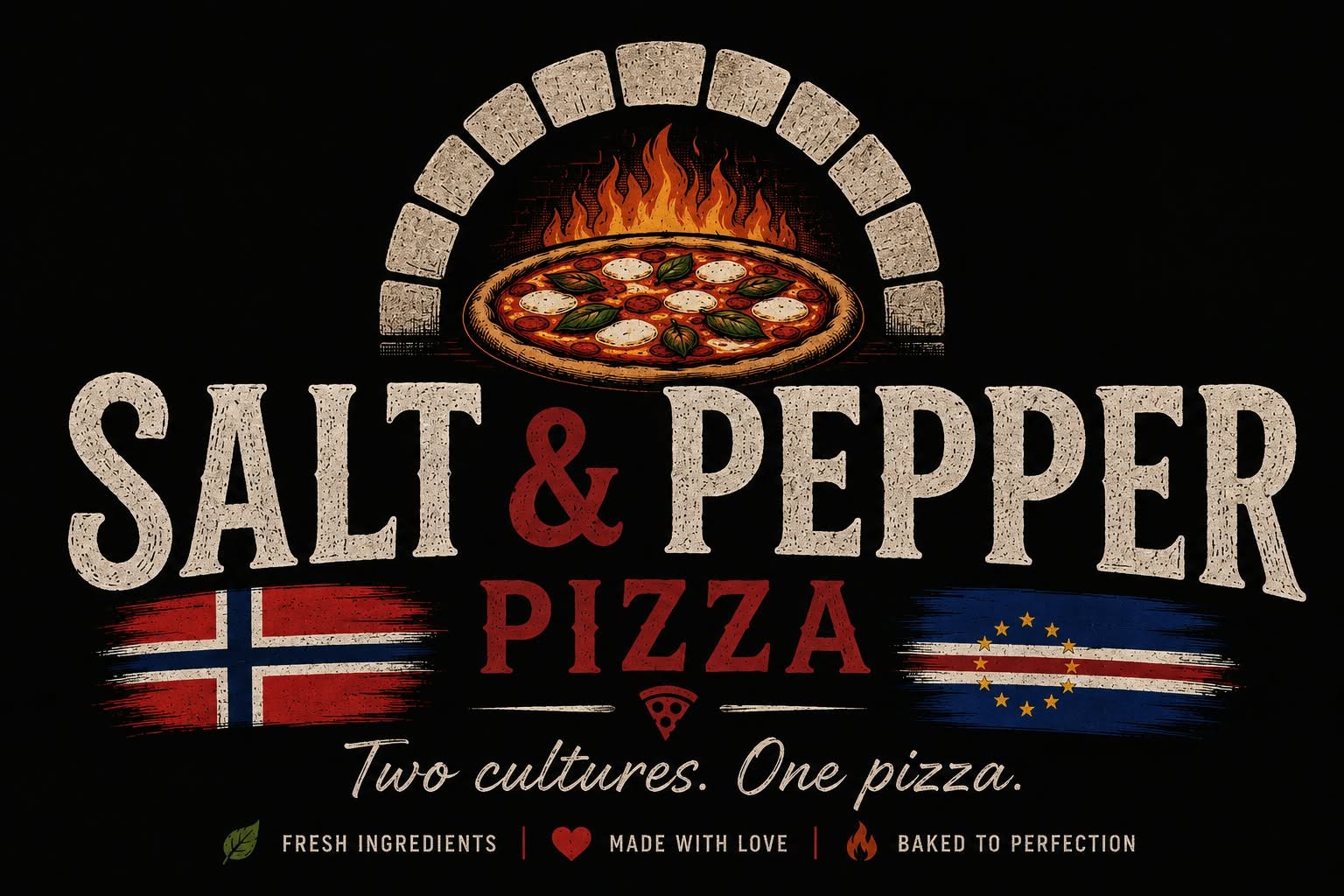 Salt & Pepper Pizza – Two cultures. One pizza.